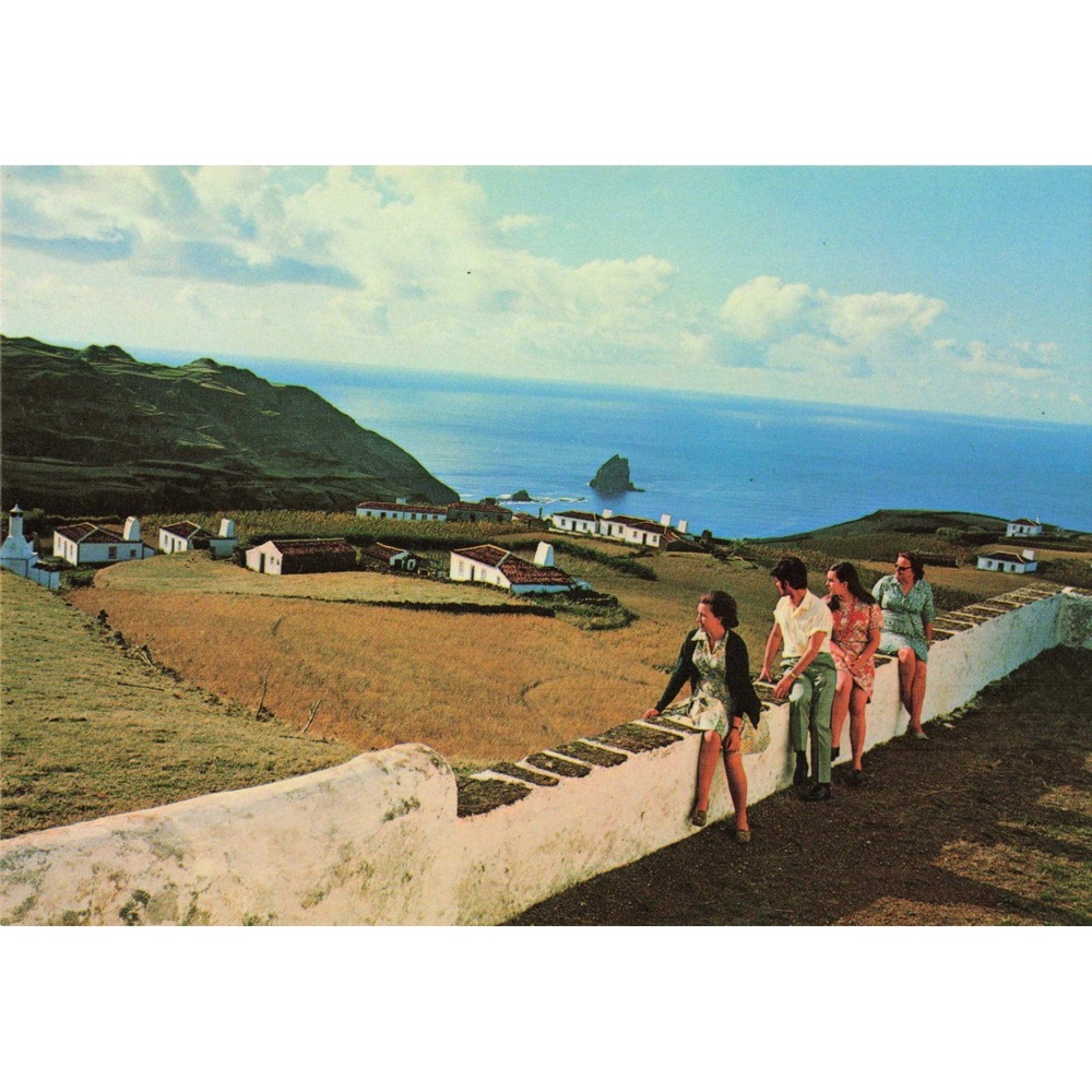 Vtg Santa Maria Azores Portugal Postcard Lagoinhas Foto Pepe Edicoes Elisabeth - Picture 1 of 2